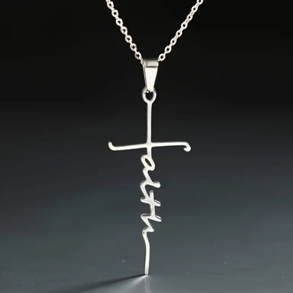 Faith Christian Cross Pendant Necklace